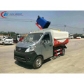 Camión de transferencia de residuos de cargador lateral pequeño barato caliente